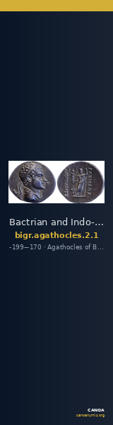 Bactrian and Indo-Greek Coinage Agathocles 2.1 — CANOA
