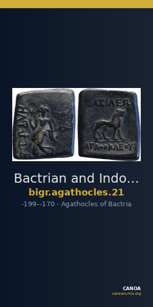 Bactrian and Indo-Greek Coinage Agathocles 21 — CANOA