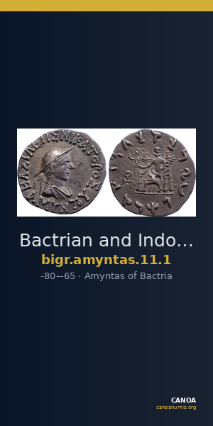 Bactrian and Indo-Greek Coinage Amyntas 11.1 — CANOA