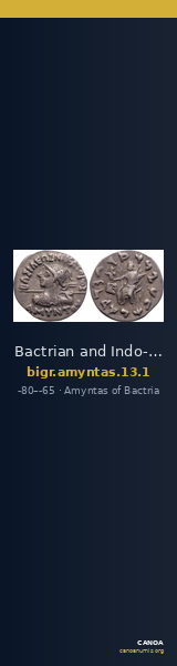 Bactrian and Indo-Greek Coinage Amyntas 13.1 — CANOA