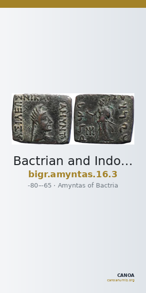 Bactrian and Indo-Greek Coinage Amyntas 16.3 — CANOA
