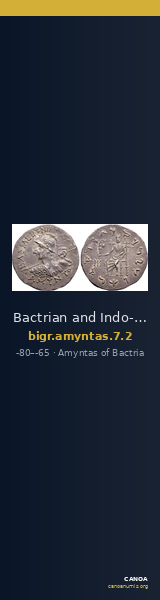 Bactrian and Indo-Greek Coinage Amyntas 7.2 — CANOA