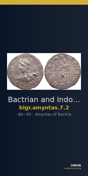 Bactrian and Indo-Greek Coinage Amyntas 7.2 — CANOA