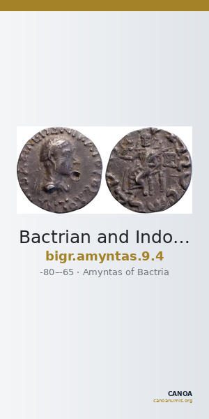 Bactrian and Indo-Greek Coinage Amyntas 9.4 — CANOA