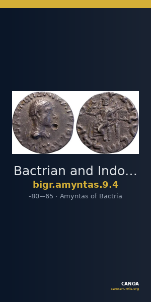 Bactrian and Indo-Greek Coinage Amyntas 9.4 — CANOA