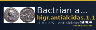 Bactrian and Indo-Greek Coinage Antialcidas 1.1 — CANOA