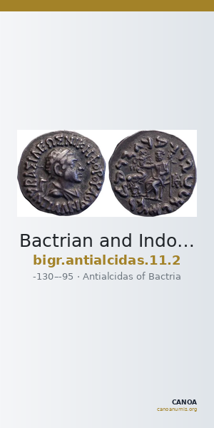 Bactrian and Indo-Greek Coinage Antialcidas 11.2 — CANOA