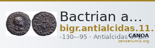 Bactrian and Indo-Greek Coinage Antialcidas 11.2 — CANOA