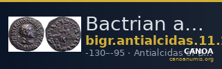 Bactrian and Indo-Greek Coinage Antialcidas 11.2 — CANOA