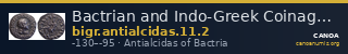 Bactrian and Indo-Greek Coinage Antialcidas 11.2 — CANOA