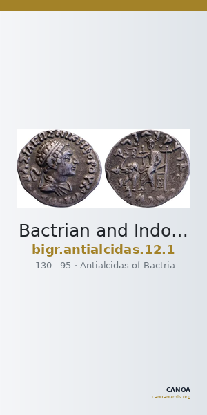 Bactrian and Indo-Greek Coinage Antialcidas 12.1 — CANOA