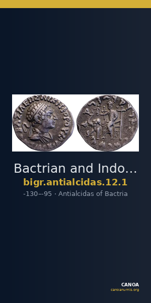 Bactrian and Indo-Greek Coinage Antialcidas 12.1 — CANOA