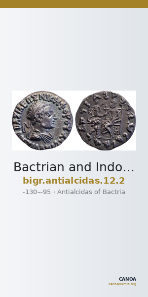 Bactrian and Indo-Greek Coinage Antialcidas 12.2 — CANOA