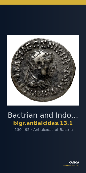 Bactrian and Indo-Greek Coinage Antialcidas 13.1 — CANOA