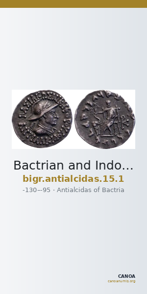 Bactrian and Indo-Greek Coinage Antialcidas 15.1 — CANOA