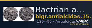 Bactrian and Indo-Greek Coinage Antialcidas 15.3 — CANOA