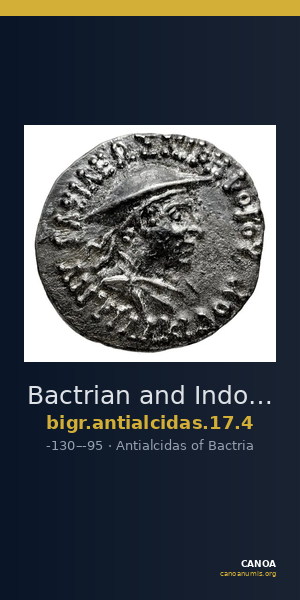 Bactrian and Indo-Greek Coinage Antialcidas 17.4 — CANOA