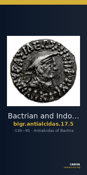 Bactrian and Indo-Greek Coinage Antialcidas 17.5 — CANOA