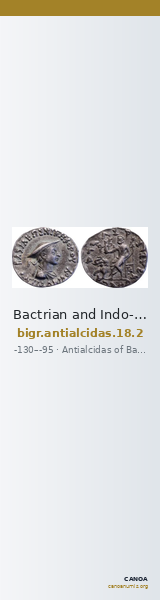 Bactrian and Indo-Greek Coinage Antialcidas 18.2 — CANOA