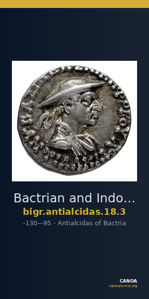 Bactrian and Indo-Greek Coinage Antialcidas 18.3 — CANOA