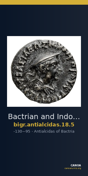 Bactrian and Indo-Greek Coinage Antialcidas 18.5 — CANOA
