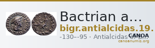 Bactrian and Indo-Greek Coinage Antialcidas 19.1 — CANOA