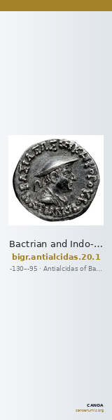 Bactrian and Indo-Greek Coinage Antialcidas 20.1 — CANOA