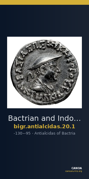 Bactrian and Indo-Greek Coinage Antialcidas 20.1 — CANOA