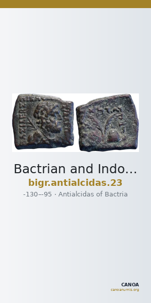 Bactrian and Indo-Greek Coinage Antialcidas 23 — CANOA