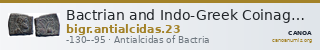 Bactrian and Indo-Greek Coinage Antialcidas 23 — CANOA