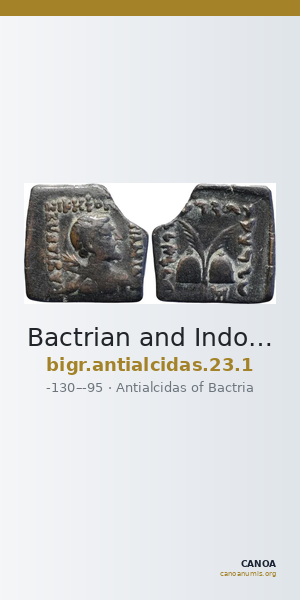 Bactrian and Indo-Greek Coinage Antialcidas 23.1 — CANOA