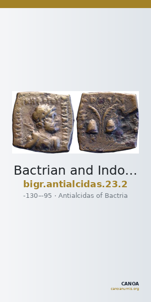 Bactrian and Indo-Greek Coinage Antialcidas 23.2 — CANOA