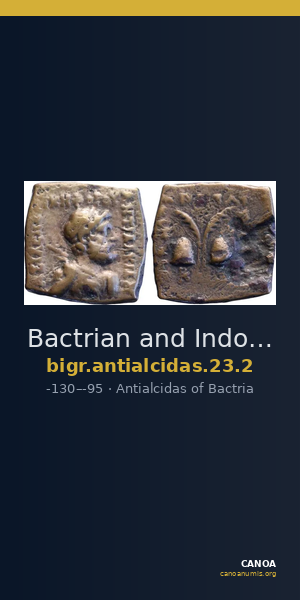 Bactrian and Indo-Greek Coinage Antialcidas 23.2 — CANOA