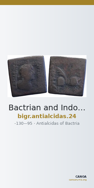 Bactrian and Indo-Greek Coinage Antialcidas 24 — CANOA