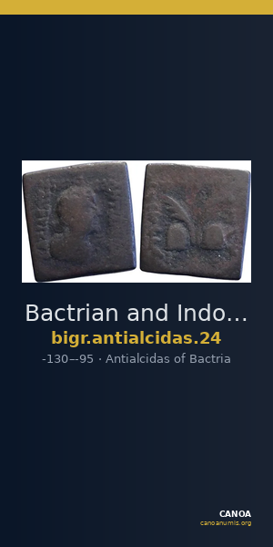 Bactrian and Indo-Greek Coinage Antialcidas 24 — CANOA