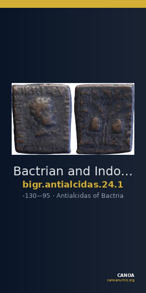 Bactrian and Indo-Greek Coinage Antialcidas 24.1 — CANOA
