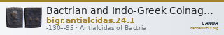 Bactrian and Indo-Greek Coinage Antialcidas 24.1 — CANOA
