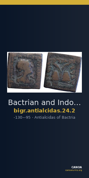 Bactrian and Indo-Greek Coinage Antialcidas 24.2 — CANOA