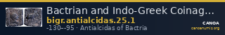 Bactrian and Indo-Greek Coinage Antialcidas 25.1 — CANOA