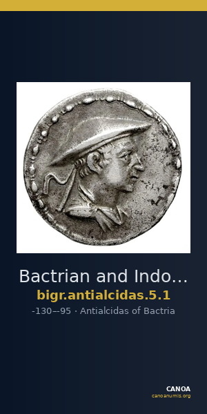 Bactrian and Indo-Greek Coinage Antialcidas 5.1 — CANOA