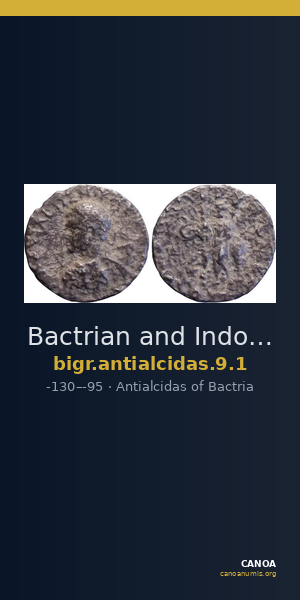 Bactrian and Indo-Greek Coinage Antialcidas 9.1 — CANOA