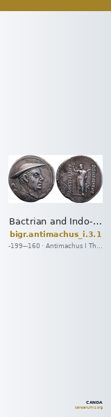 Bactrian and Indo-Greek Coinage Antimachus I 3.1 — CANOA