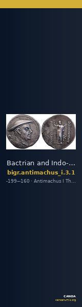 Bactrian and Indo-Greek Coinage Antimachus I 3.1 — CANOA