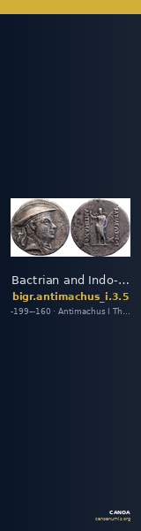Bactrian and Indo-Greek Coinage Antimachus I 3.5 — CANOA