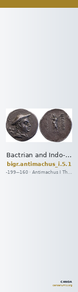 Bactrian and Indo-Greek Coinage Antimachus I 5.1 — CANOA