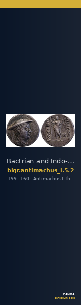 Bactrian and Indo-Greek Coinage Antimachus I 5.2 — CANOA