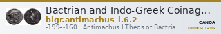 Bactrian and Indo-Greek Coinage Antimachus I 6.2 — CANOA