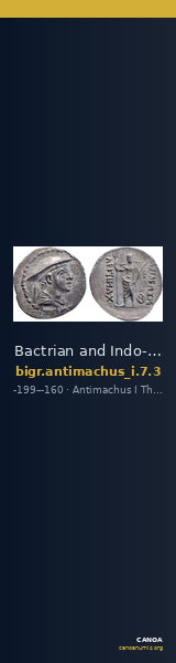 Bactrian and Indo-Greek Coinage Antimachus I 7.3 — CANOA
