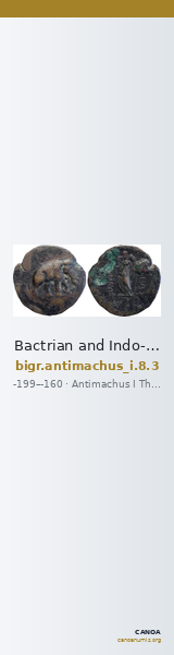 Bactrian and Indo-Greek Coinage Antimachus I 8.3 — CANOA