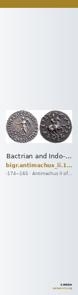 Bactrian and Indo-Greek Coinage Antimachus II 1.1 — CANOA